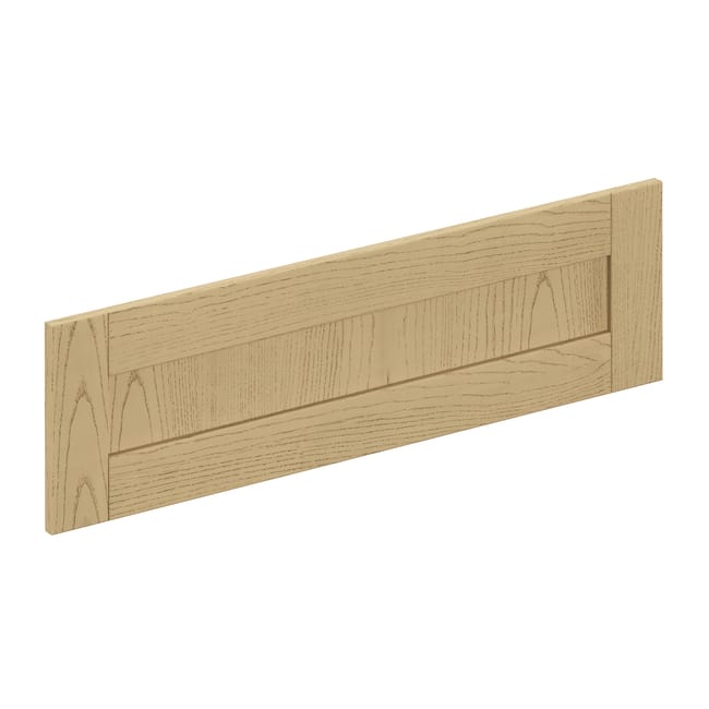 Façade de tiroir de cuisine Chicago chêne brut mat H.25.3 x l.79.7 cm