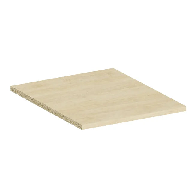 Tablette SPACEO, effet chêne naturel H.1.6xl.36.8xP.44.5cm