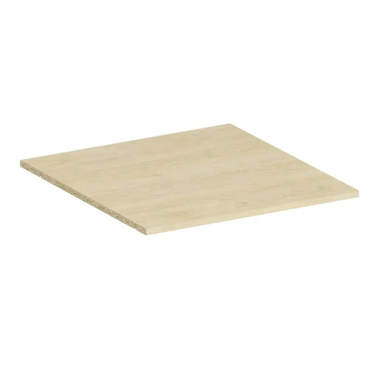 Tablette SPACEO Home, effet chêne naturel H.1.6xl.56.8xP.59.5cm