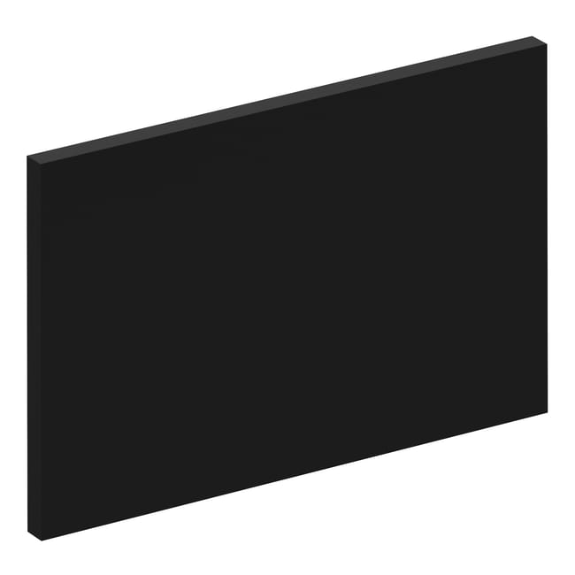 Façade de tiroir de cuisine Soho noir mat H.25.6 x l.39.7 cm