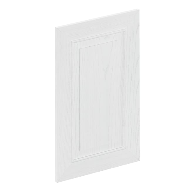 Porte de cuisine Moscow chêne blanchi mat H.63.7 x l.39.7 cm