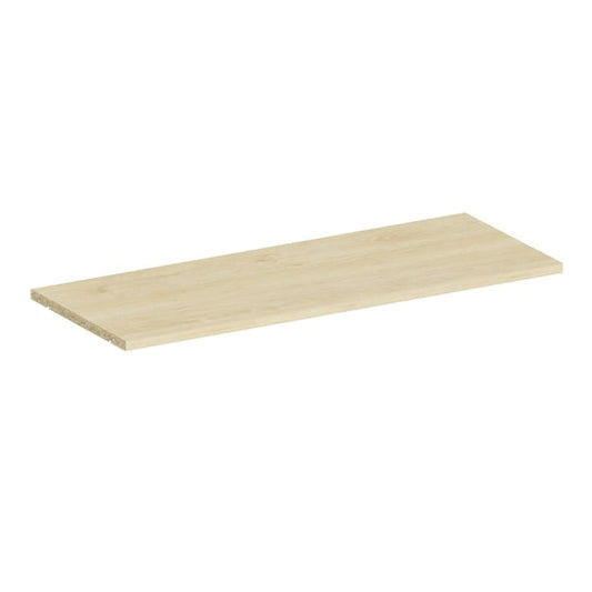 Tablette SPACEO, effet chêne naturel H.1.6xl.76.8xP.29.5cm