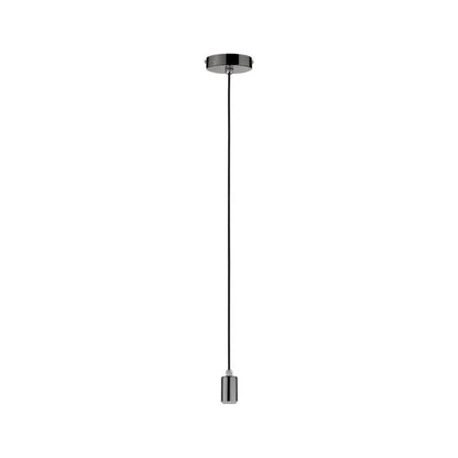 Suspension salle de bain E27, D.4.5 cm, noir Paulmann