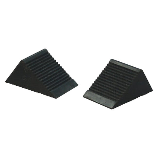 2 cales roues caoutchouc pour voiture 105 x 75 x 75 mm KS TOOLS noir