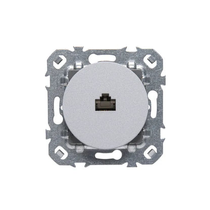 Prise rj45, à assembler, LEXMAN Lumia, silver