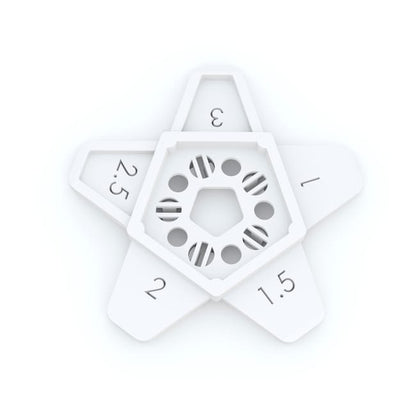 Lot de 250 croisillons universels réutilisable DEXTER, Ep.4 mm
