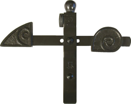 Arrêt de portail à bascule pour portails de 45 à 60 mm d'ép. max H.240xL.310 mm