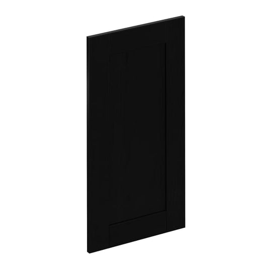 Façade de tiroir de cuisine Chicago noir mat H.50.9 x l.59.7 cm