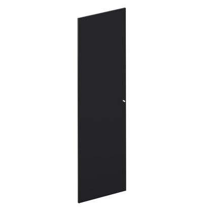 Porte battante Home noir ardoise mat H.200 x l.60 cm
