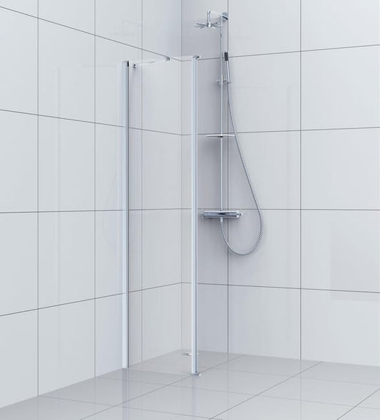 Paroi latérale associée à une porte, l.40 cm transparent SENSEA Remix