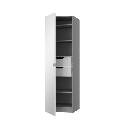 Porte battante Home miroir brillant H.200 x l.60 cm