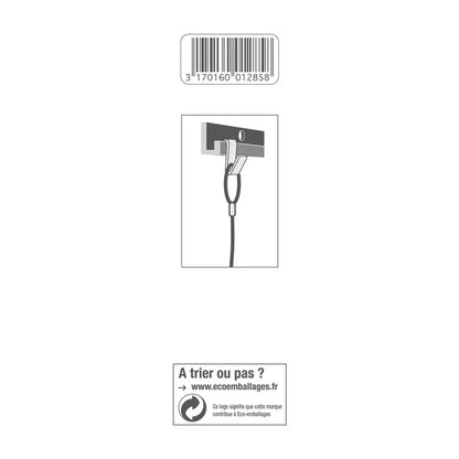 Suspension pour cimaises avec s d'accrochage LE CROCHET FRANCAIS H.2000