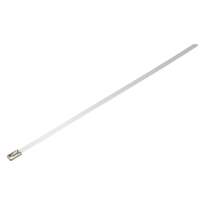 Lot de 15 colliers de serrage inox, STANDERS, L.198 x l.4