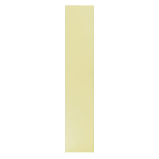Plaque de propreté adhésive rectangle laiton poli l.5 cm x H.25 cm