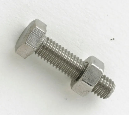 2 boulons inox tête 6 pans hexagonal interne STANDERS x L.80 mm