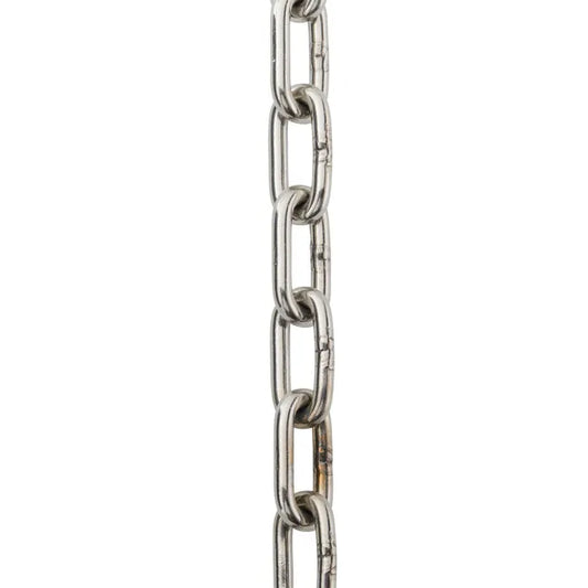 Chaîne inox STANDERS, Diam.4 x l.19 mm x L.5 m