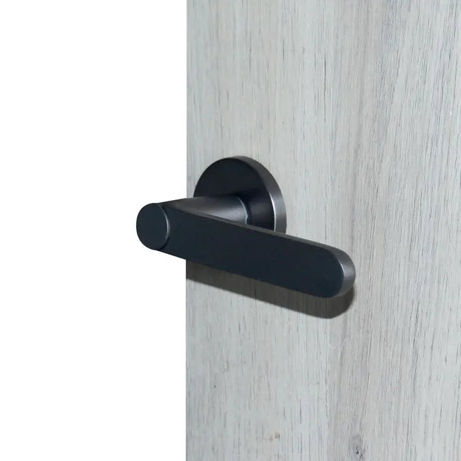 2 poignées sur rosace LINEA BERTOMANI MeudonK aluminium canon de fusil satiné G1