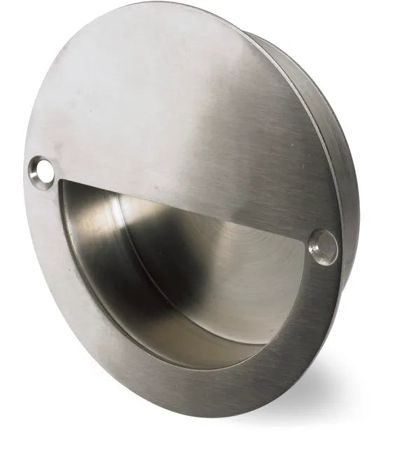 Poignée cuvette inox pour portes coulissantes HETTICH