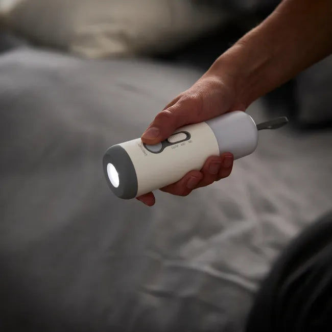 Lampe 2 en 1 torche veilleuse LED rechargeable USB, blanc chaud, Luli INSPIRE