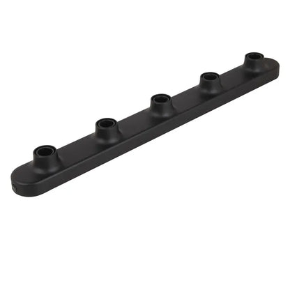 Applique salle de bain Lizz 5 boules E14, noir, Inspire