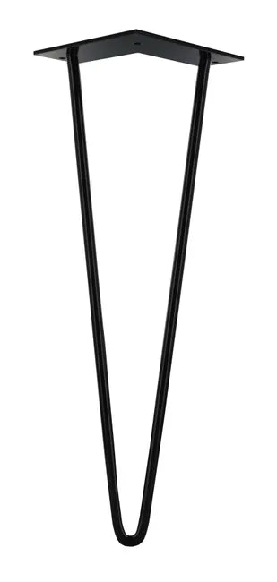 Pied de meuble design CIME, noir, hauteur 40 cm