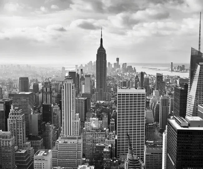 Papier peint panoramique loft NYC gris l.300 x H.250 cm