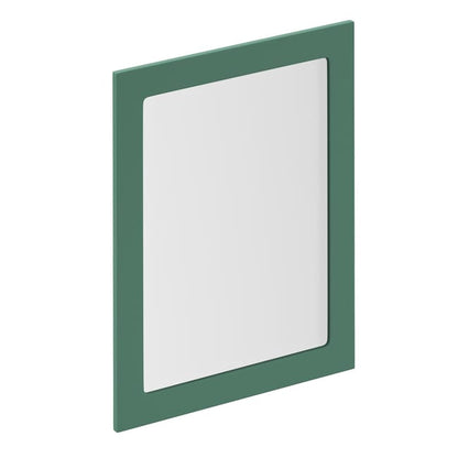 Porte de cuisine vitrée Sevilla vert laguna mat H.76.8 x l.59.7 cm