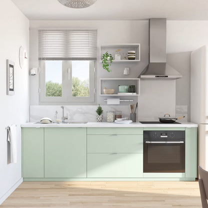 Porte-joue Sevilla vert d'eau mat H.76.8 x l.59.7 cm