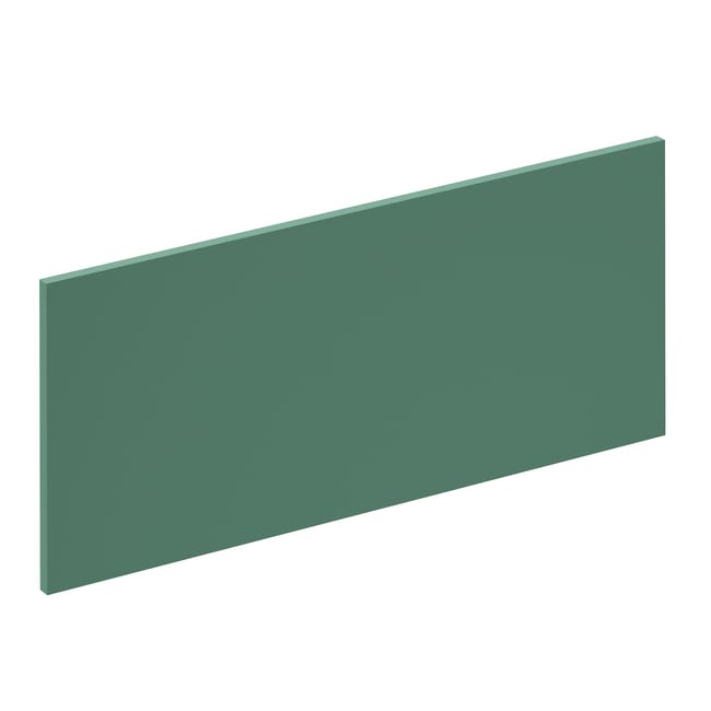 Façade de tiroir de cuisine Sevilla vert laguna mat H.25.3 x l.89.7 cm