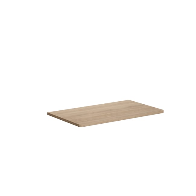 Plan de toilette placage chêne Ep.2.2 x l.91 x H.52 cm Boho/oslo