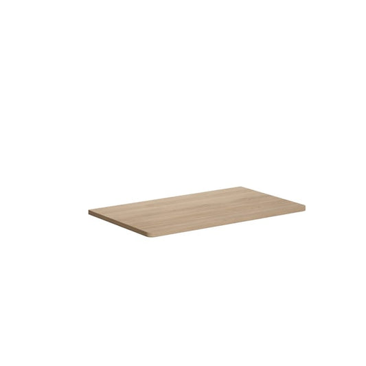 Plan de toilette placage chêne Ep.2.2 x l.91 x H.52 cm Boho/oslo