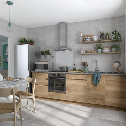 Porte de cuisine Tokyo chêne mat H.59 x l.59.7 cm