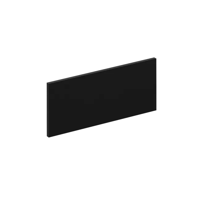 Façade de tiroir de cuisine Sofia noir mat H.25.3 x l.59.7 cm