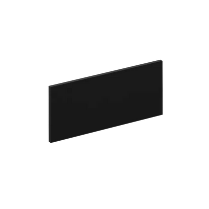 Façade de tiroir de cuisine Sofia noir mat H.25.3 x l.59.7 cm