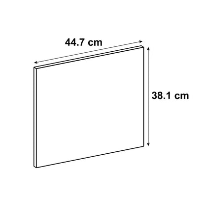 Façade de tiroir de cuisine Tokyo blanc mat H.38.4 x l.44.7 cm