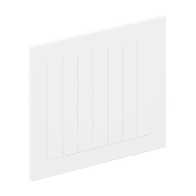 Façade de tiroir de cuisine Toscane blanc mat H.38.4 x l.44.7 cm