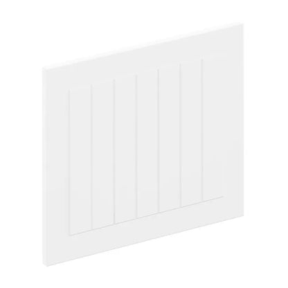 Façade de tiroir de cuisine Toscane blanc mat H.38.4 x l.44.7 cm