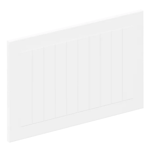 Façade de tiroir de cuisine Toscane blanc mat H.38.4 x l.59.7 cm