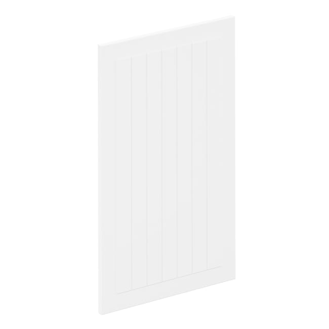 Façade de tiroir de cuisine Toscane blanc mat H.76.8 x l.44.7 cm