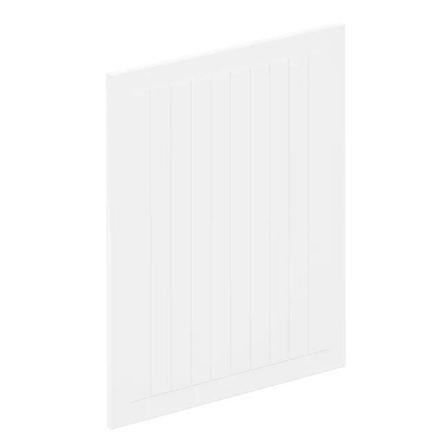 Porte de cuisine Toscane blanc mat H.76.8 x l.59.7 cm