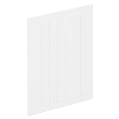 Façade de tiroir de cuisine Toscane blanc mat H.76.8 x l.59.7 cm