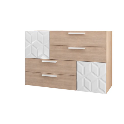 Façade de tiroir SPACEO Home 20 x 80 x 1.6 cm, effet chêne naturel