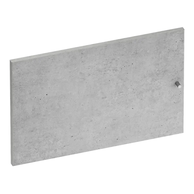 Porte battante Home ciment mat H.40 x l.60 cm