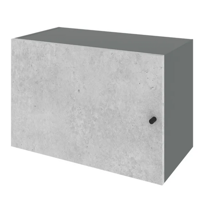 Porte battante Home ciment mat H.40 x l.60 cm