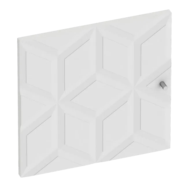 Porte battante Home origami mat H.40 x l.40 cm