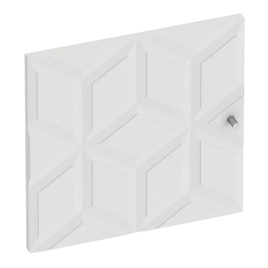 Porte battante Home origami mat H.40 x l.40 cm