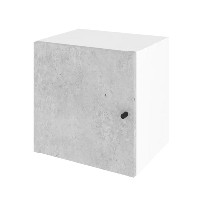 Porte battante Home ciment mat H.40 x l.40 cm