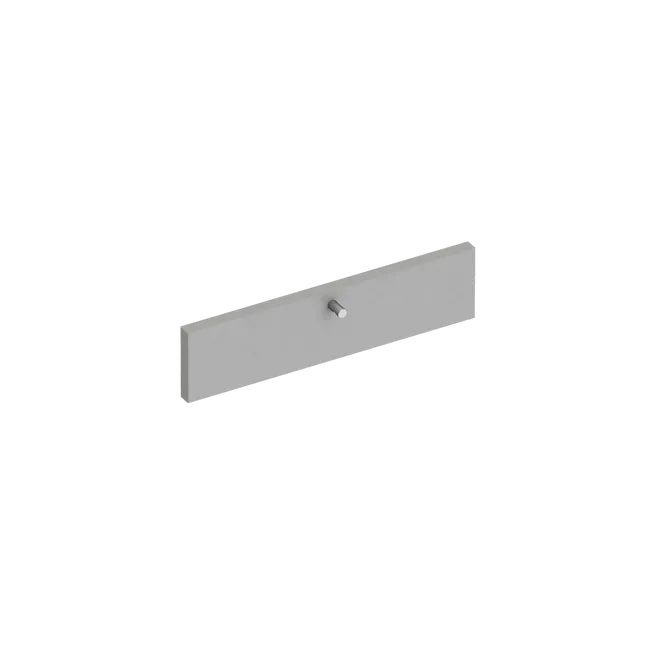 Façade de tiroir, gris / argent SPACEO Home H.10 x l.40