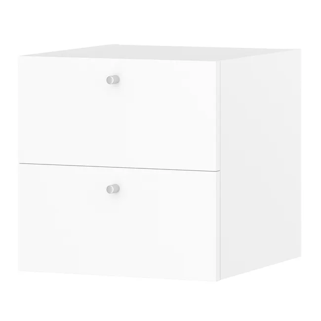 Façade de tiroir SPACEO Home 20 x 40 x 1.6 cm, blanc