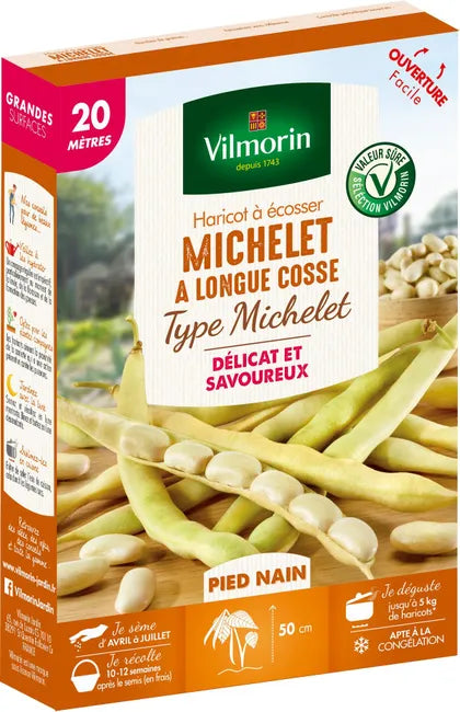 Graine haricot michelet VILMORIN 206 g